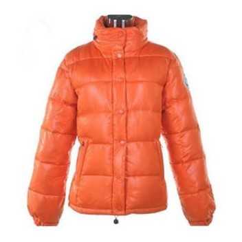 Moncler Women's Jacket Badia Shiny With Orange